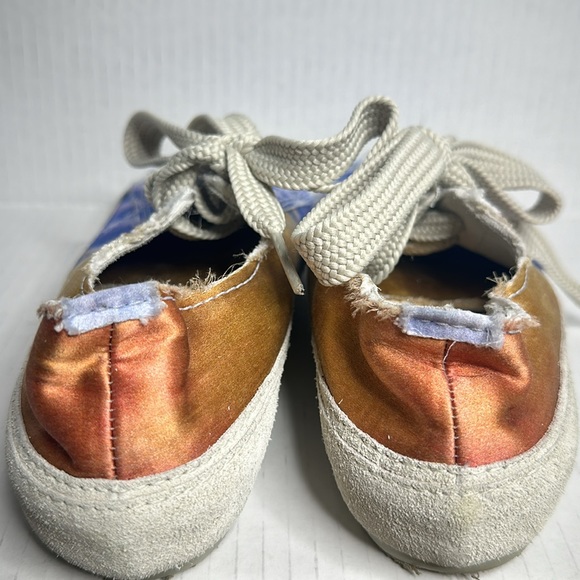 Rare PEDRO GARCIA Parson Ocean Satin Sneakers - Picture 3 of 9
